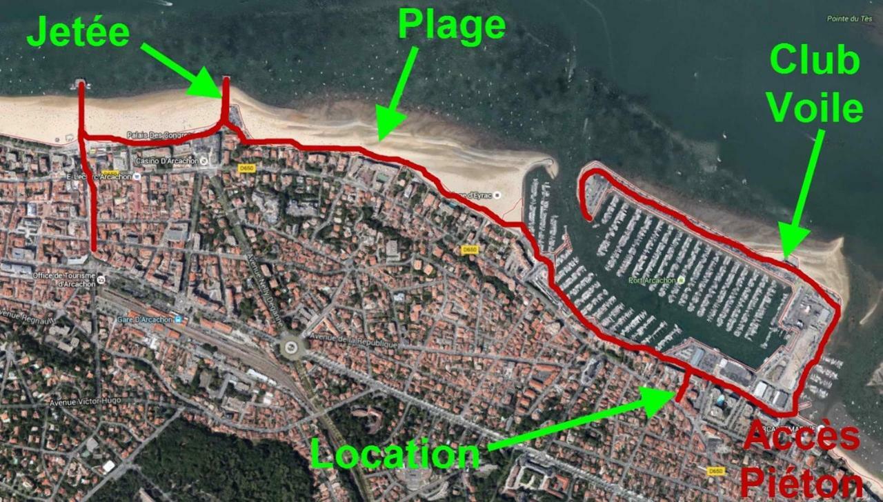 Les Pieds Dans L'Eau Leilighet Arcachon Eksteriør bilde